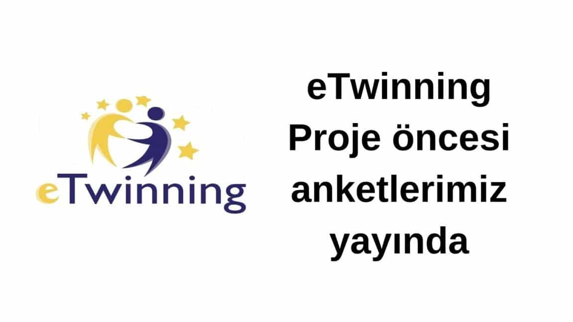 eTwinning proje öncesi anketlerimiz yayınlandı